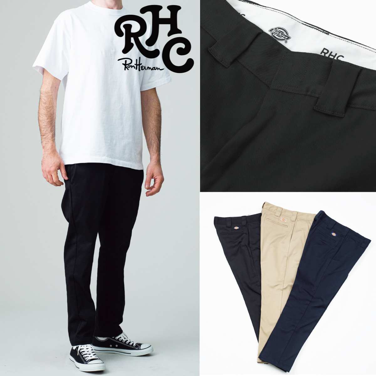 RHC ディッキーズ ロンハーマン Dickies Herman × Ron for ストレート