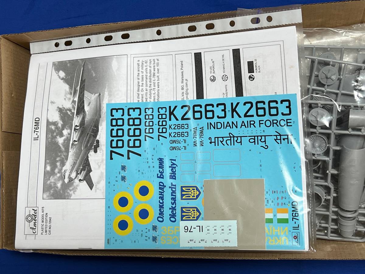 Ilyushin Il-76MD (Ukrainian & Indian variants) 1/72 Amodel 72042