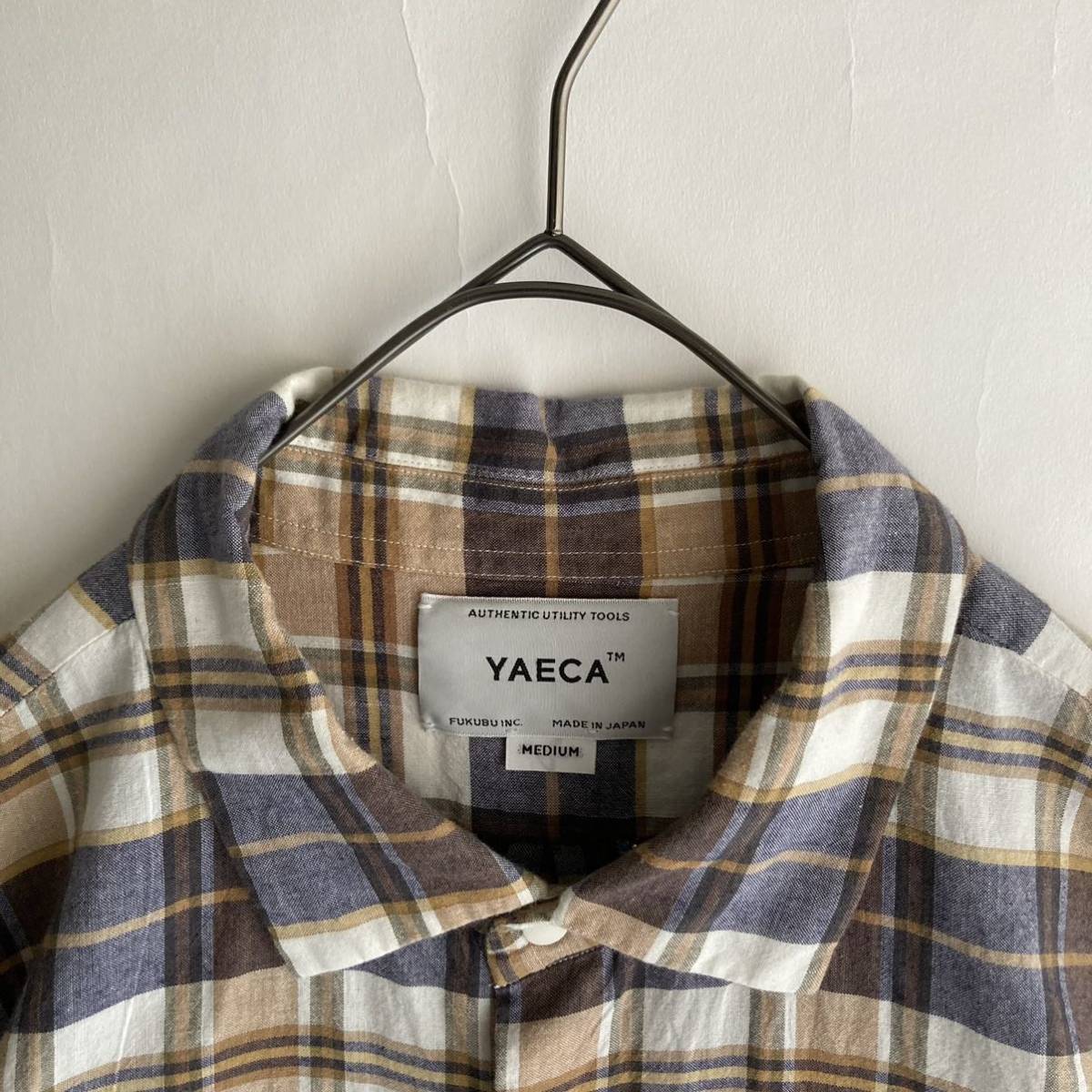 美品】YAECA COMFORT SHIRT EXTRA WIDE 日本製 ヤエカ コンフォート 