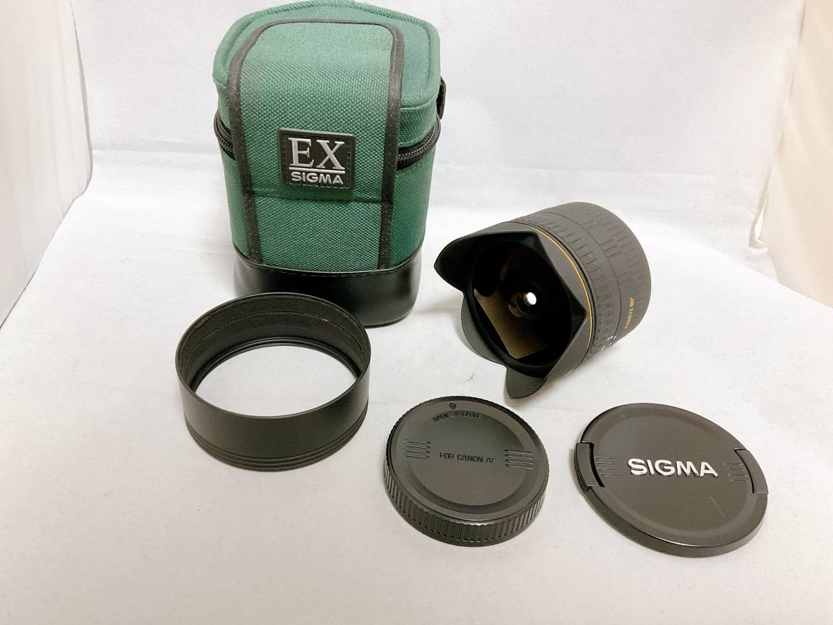 ☆実用美品☆SIGMA シグマ Canon用 魚眼レンズ 15mm F2.8 EX DG