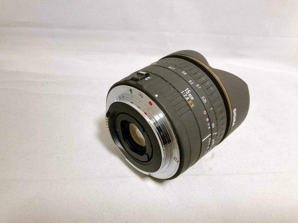 ☆実用美品☆SIGMA シグマ Canon用 魚眼レンズ 15mm F2.8 EX DG