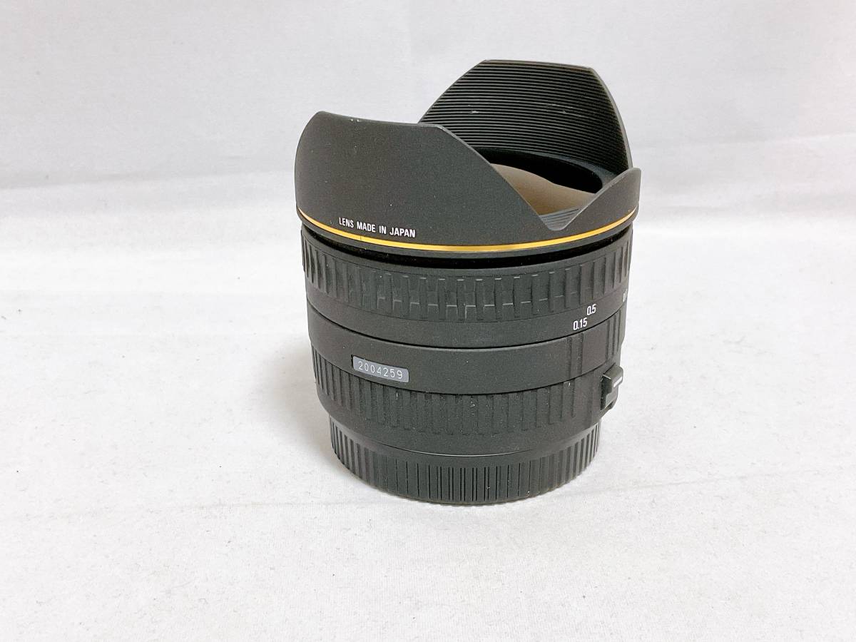 ☆実用美品☆SIGMA シグマ Canon用 魚眼レンズ 15mm F2.8 EX DG