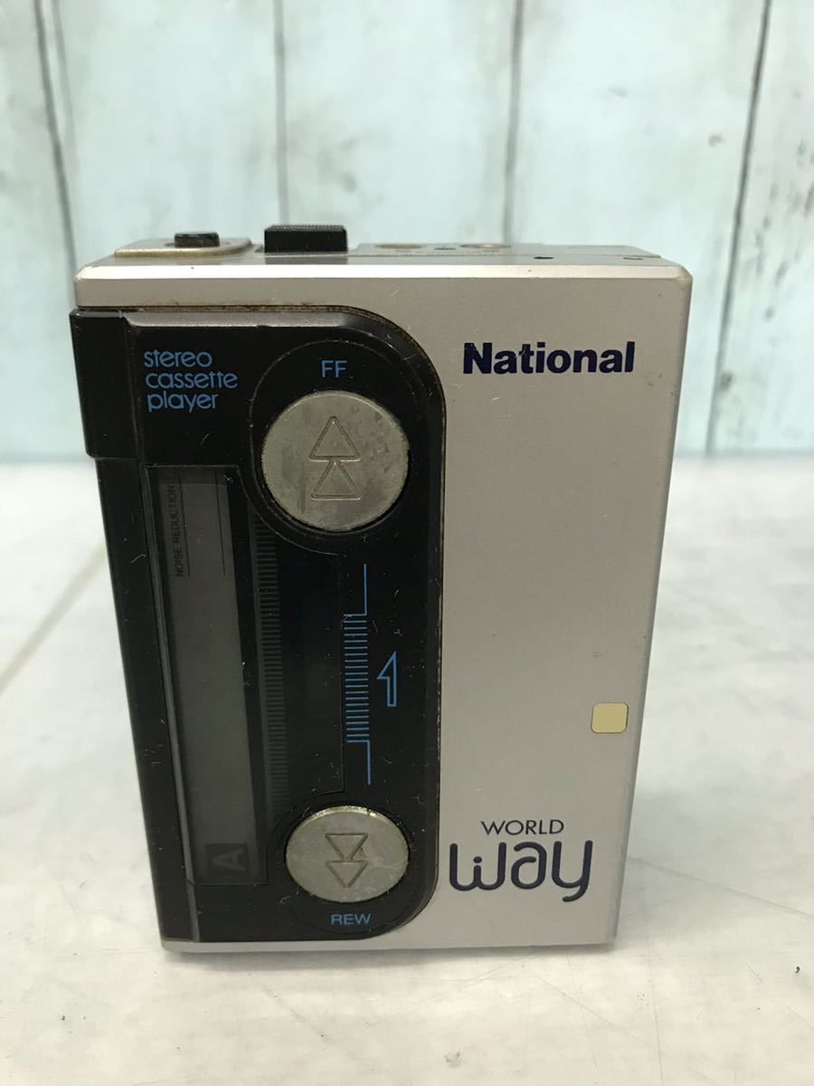 RQ-J2 WORLD WAY ナショナル National 通電確認 ウォークマン ジャンク