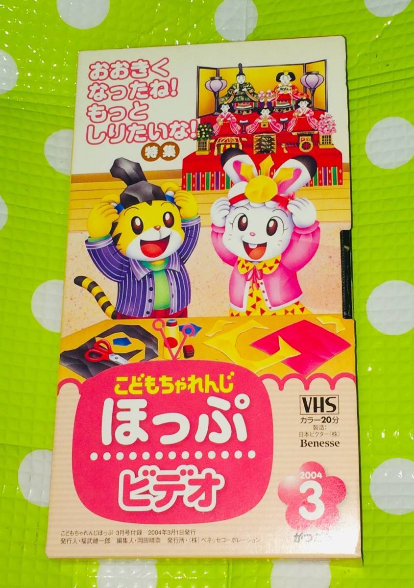 即決〈同梱歓迎〉VHS こどもちゃれんじ ほっぷ 2004/3 もっとしりたい