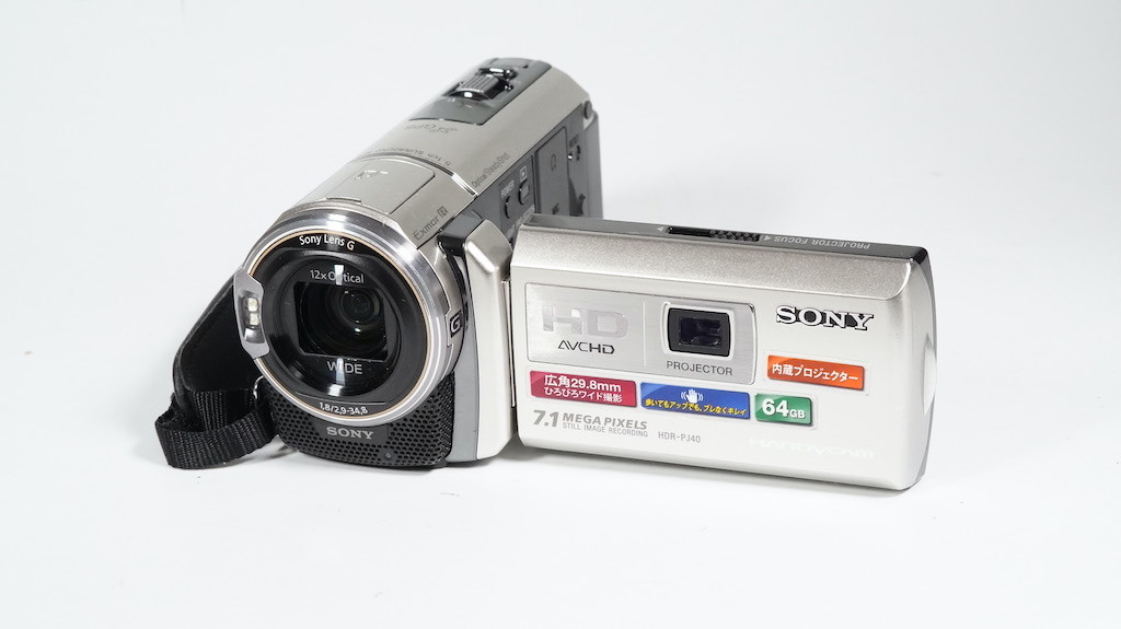 SONY HDR-PJ40V ビデオカメラ HDR-PJ40V 特長 : 快適な操作性