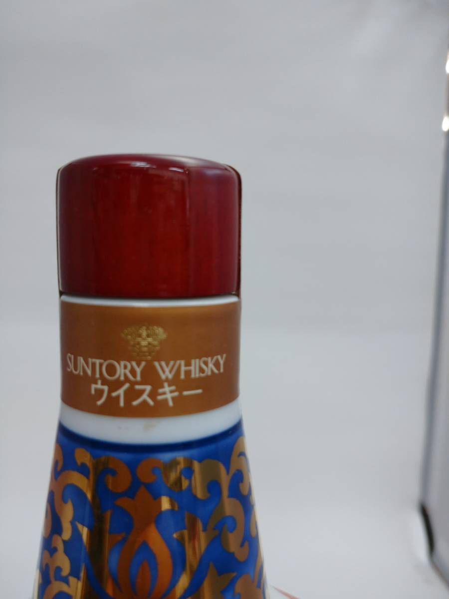 空瓶　有田焼　染錦雲龍文変型瓶　サントリースペシャルボトルコレクション　箱あり 1 空瓶 有田焼 染錦雲龍文変型瓶 サントリースペシャルボトルコレクション