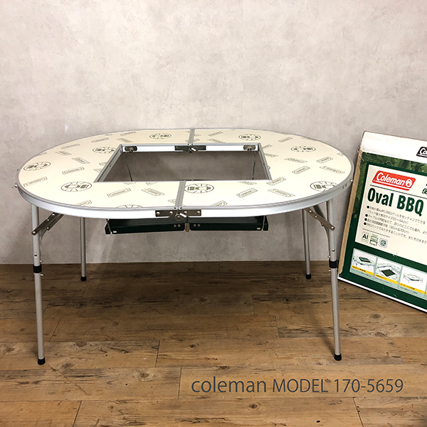 Coleman BBQ テーブル 0614G1) 1円～ Coleman(コールマン Coleman Oval