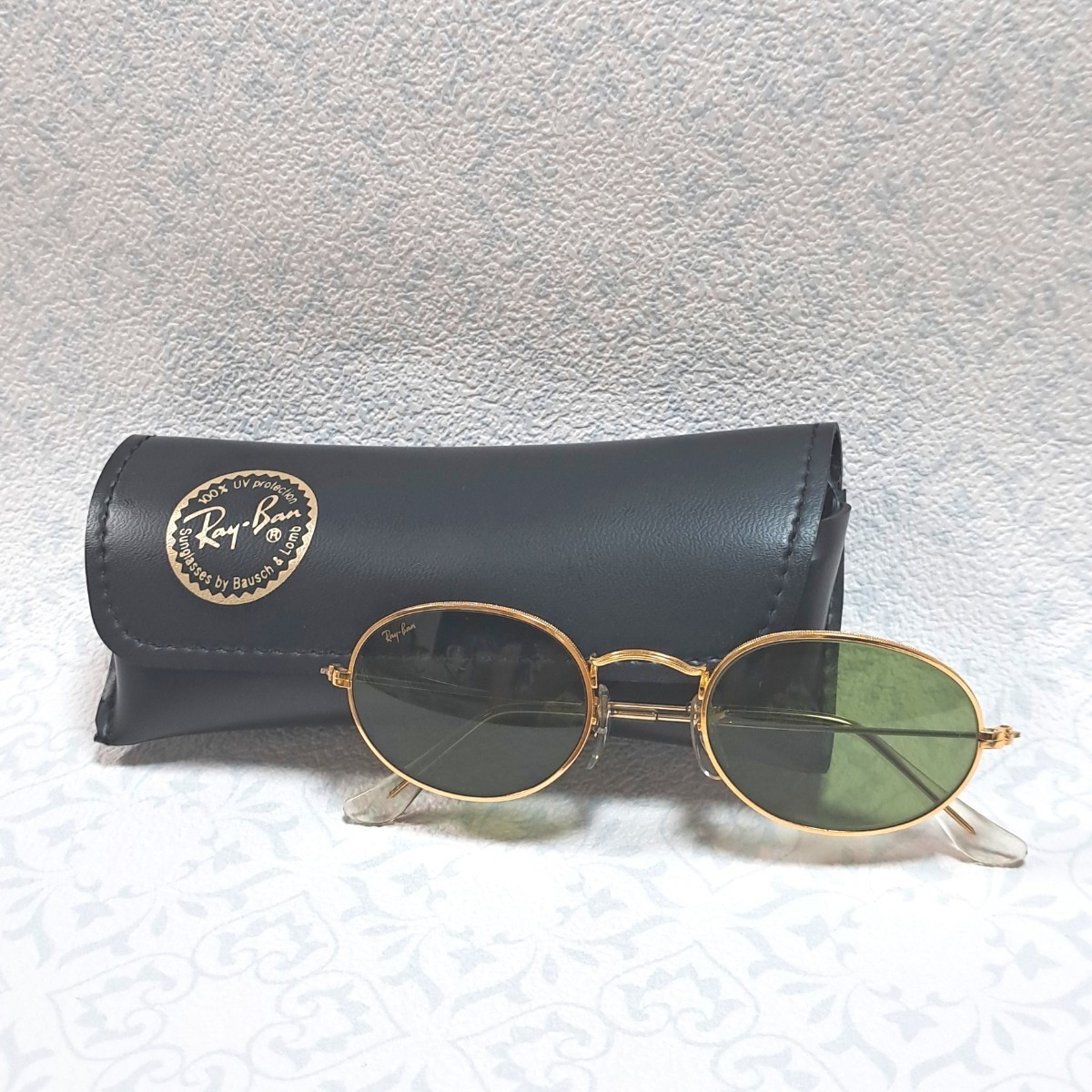 S51801 Ray-Ban レイバンサングラス オールディーズコレクション オーバル フレームカラー ゴールド ケース付き