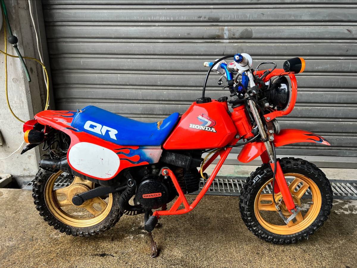 中古車 HONDA QR50 丸目2灯 現状販売 レストア ミニバイク ポケバイ 