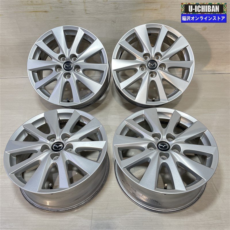 CX-5 CX-8 等 マツダ 純正 7-17+50 5H114.3 17インチ ホイール 4本セット 009