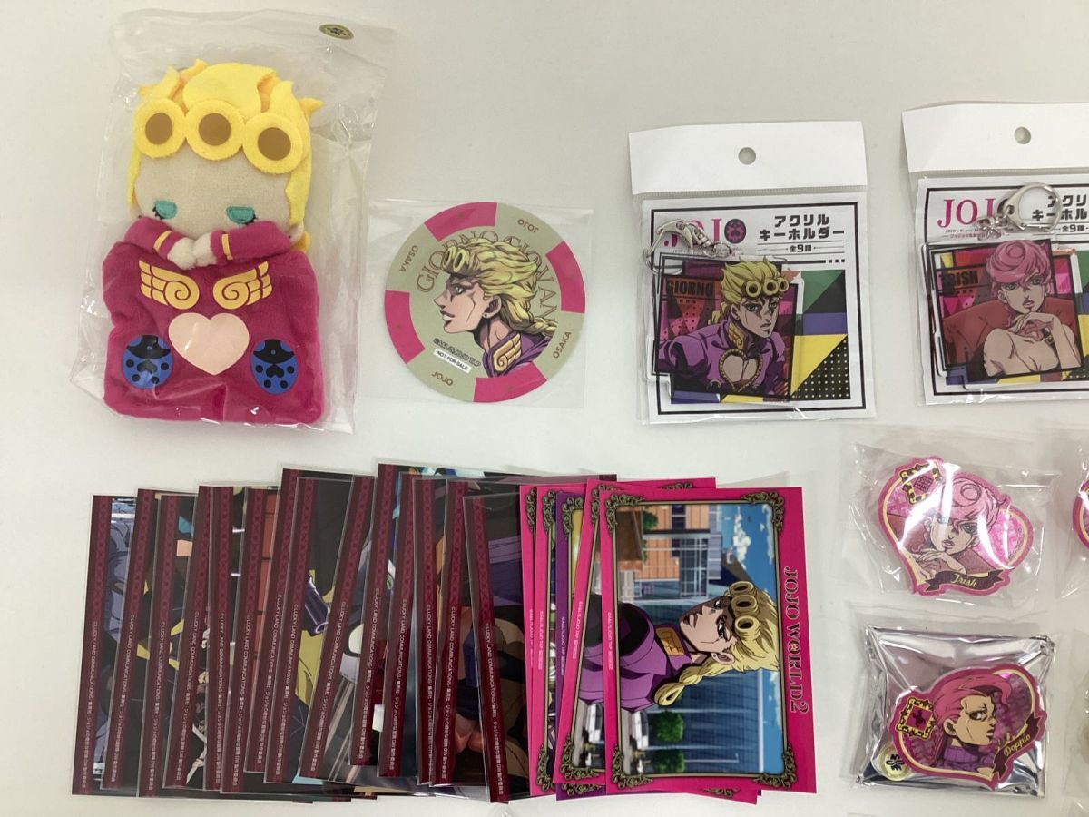 現状】ジョジョの奇妙な冒険 第5部 黄金の風 グッズ まとめ売り 缶 