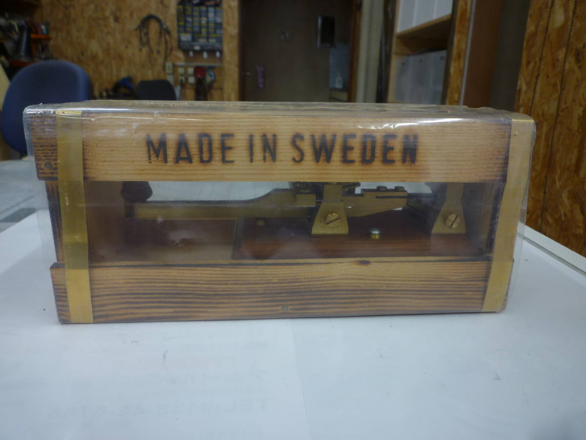 希少 スウェーデン製 Swedish key 縦振り電鍵 ほぼ未使用品