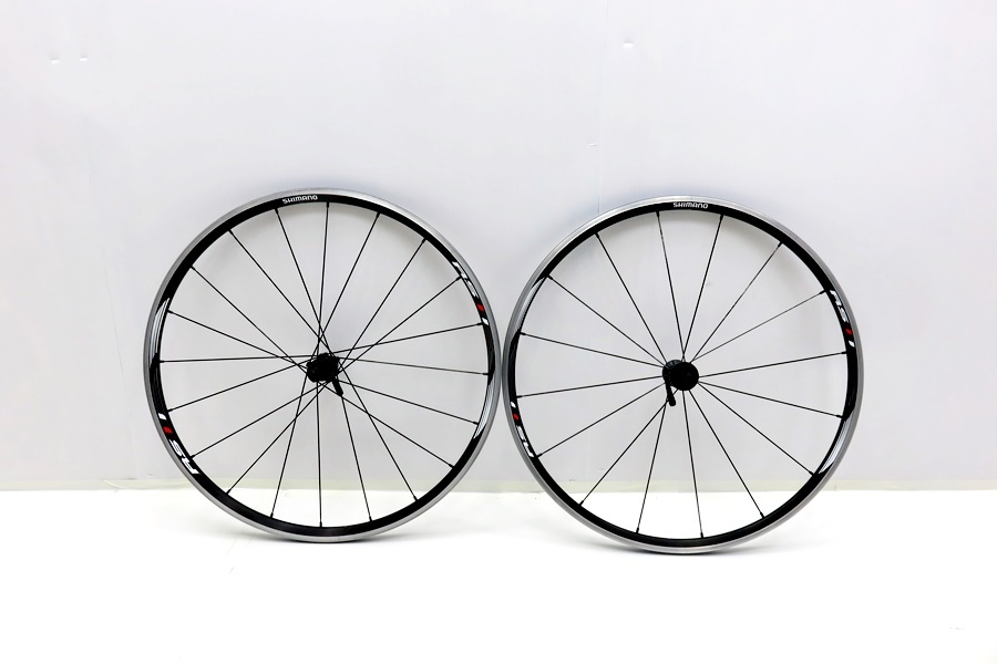 下松)[送料無料] SHIMANO シマノ WH-RS11 ホイール前後セット アルミ