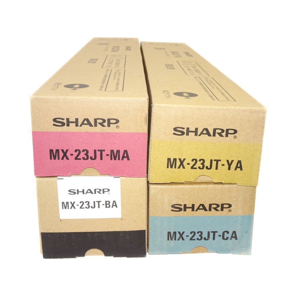 シャープ複合機用トナー4色セット MX-23JT 4色セット SHARP シャープ 純正トナー MX-23JT-BA/CA/MA/YA MX-3112FN用 【