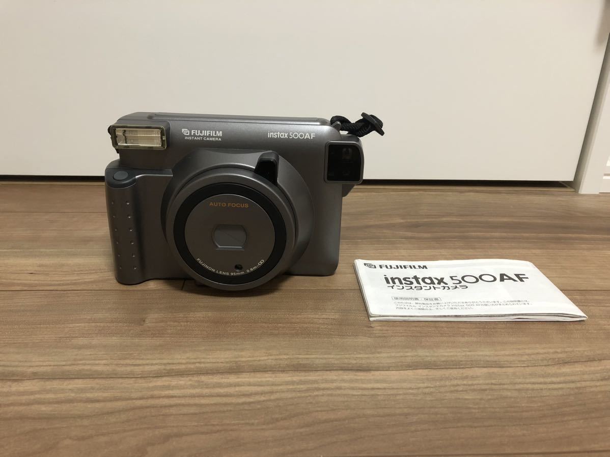 【ジャンク】フィルムカメラとインスタントカメラセット 富士フィルム◇FUJIFILM インスタントカメラ instax 500AF 取扱説明書