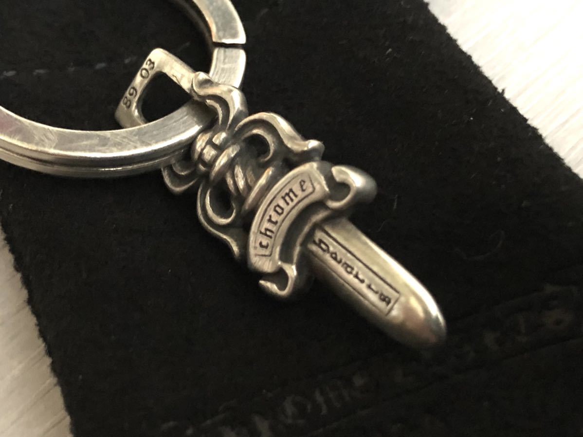 CHROME HEARTS クロムハーツ RNG&No5 DGGR/キーリング#5ダガー SV925