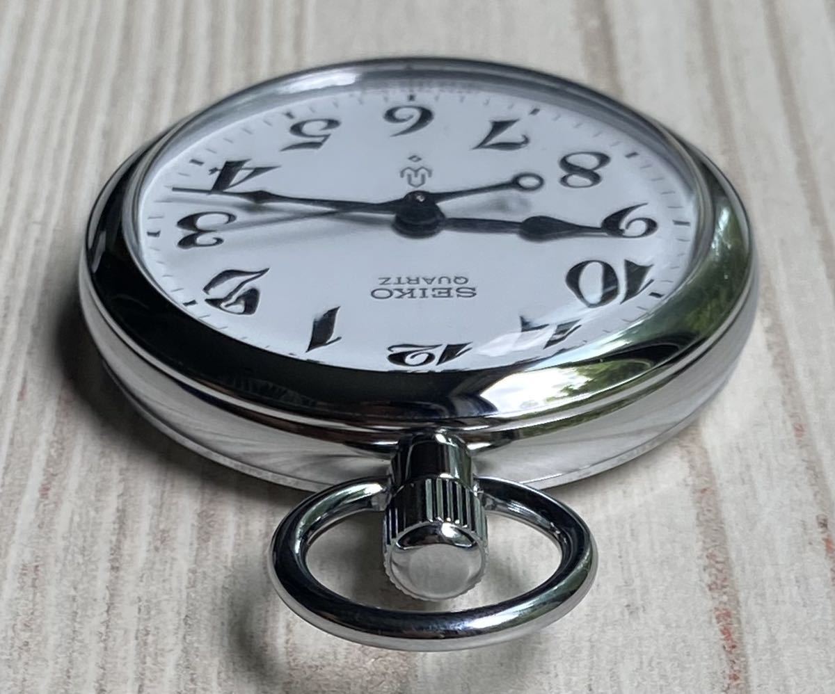 動輪マーク刻印あり・稼動品 SEIKO セイコー 鉄道懐中時計 国鉄 JR