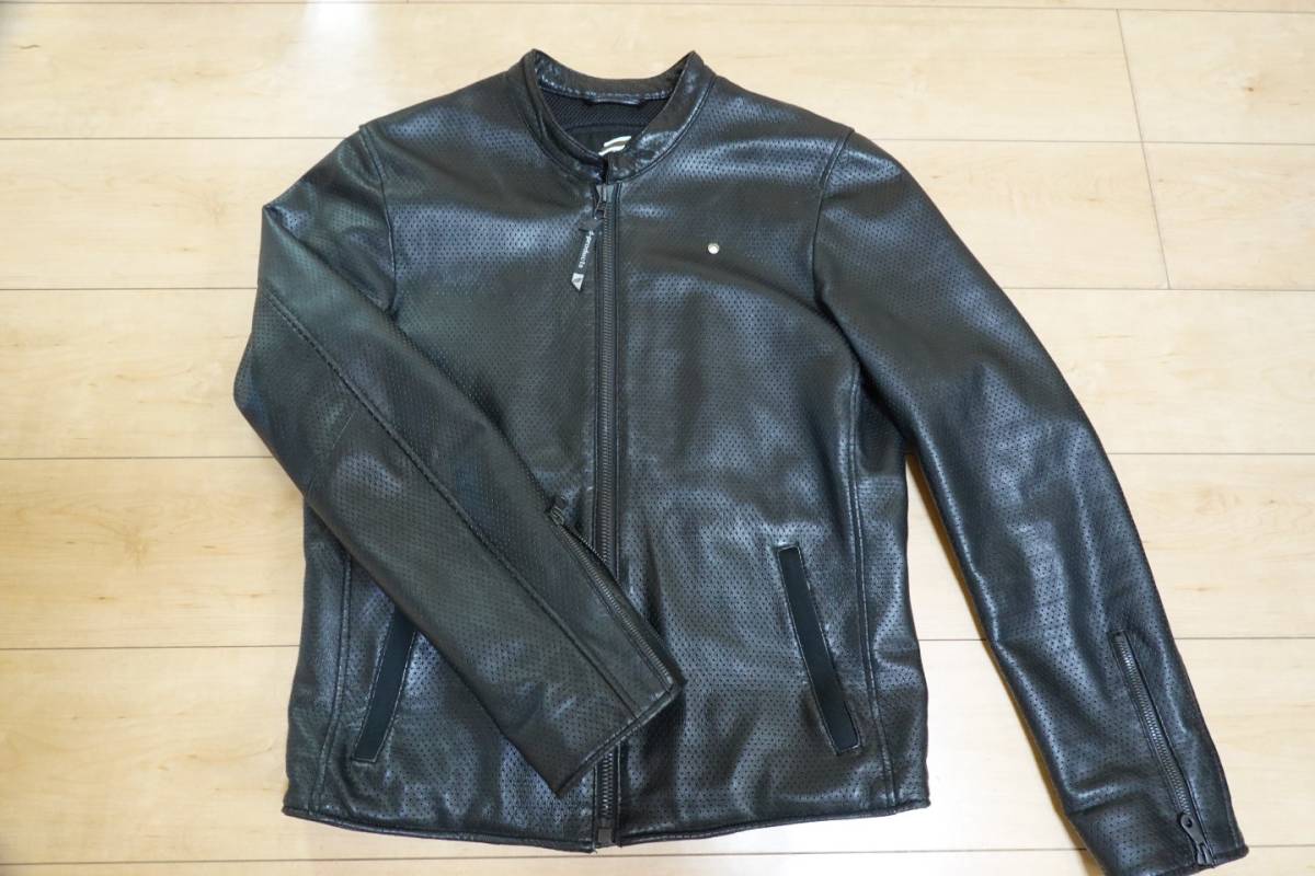HYOD 365 バイクジャケット パンチングレザー LLサイズ 黒 ヒョードー