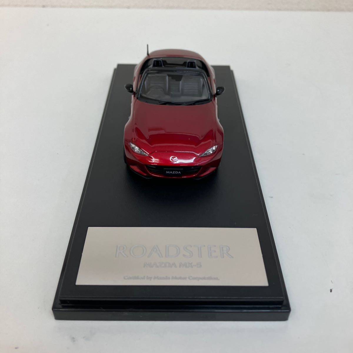 【TS0521】マツダ MAZDA ロードスター MXー5 1/43 赤 レッド 100周年 ミニカー メーカー特注 コレクション ディーラー特注？スポーツカー_2