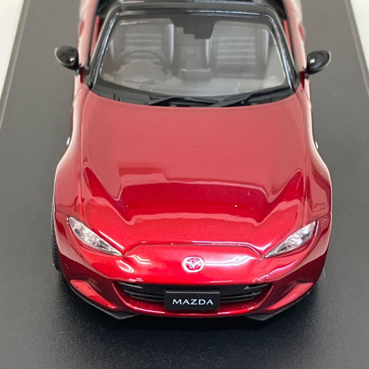 【TS0521】マツダ MAZDA ロードスター MXー5 1/43 赤 レッド 100周年 ミニカー メーカー特注 コレクション ディーラー特注？スポーツカー_3