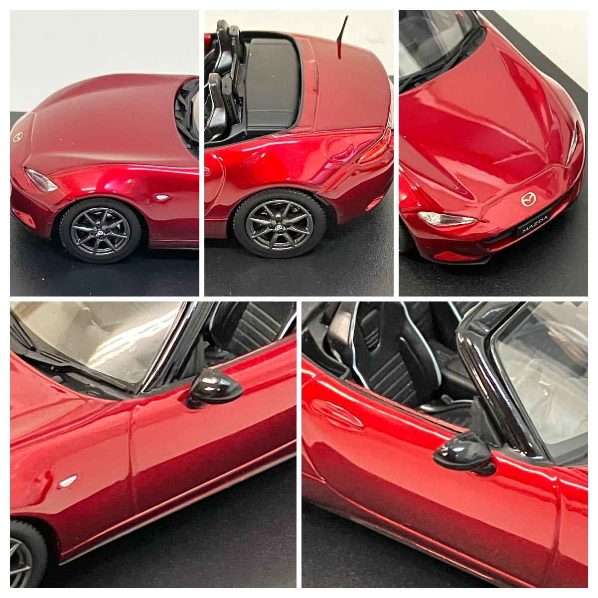 【TS0521】マツダ MAZDA ロードスター MXー5 1/43 赤 レッド 100周年 ミニカー メーカー特注 コレクション ディーラー特注？スポーツカー_9