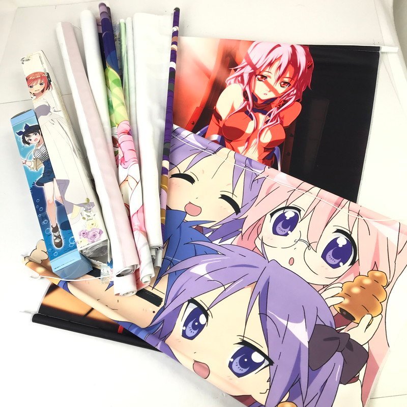 FUZ【現状渡し品】 アニメ系 タペストリー まとめ Fate らきすた 五等分の花嫁 化物語 他 〈53-230521-0YY-19-FUZ〉