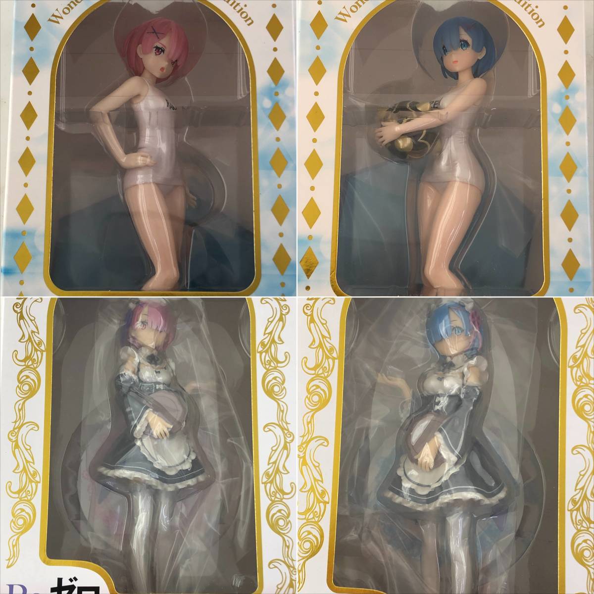 4点セット】未開封 Re:ゼロから始める異世界生活 プレミアムフィギュア 