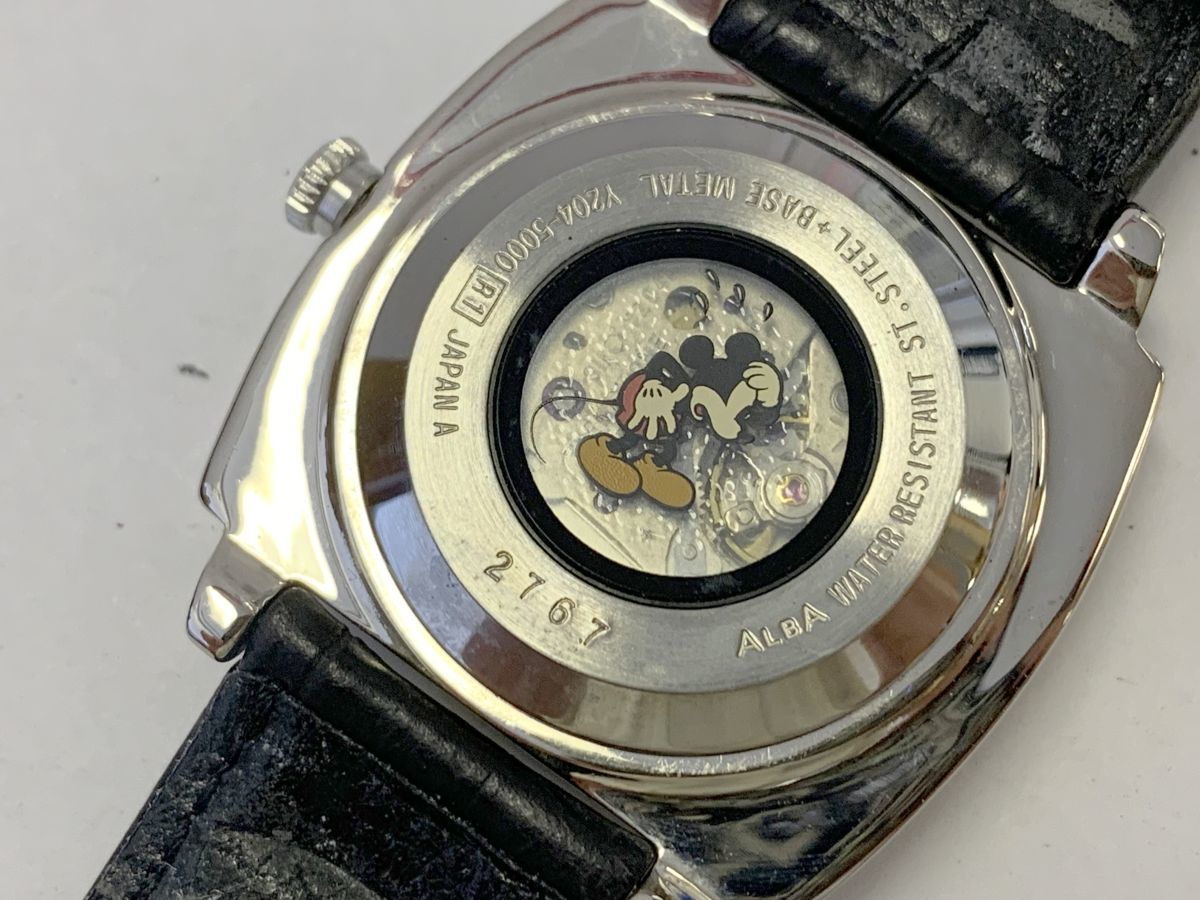 SEIKO アルバ ミッキー 自動巻 Y204-5000