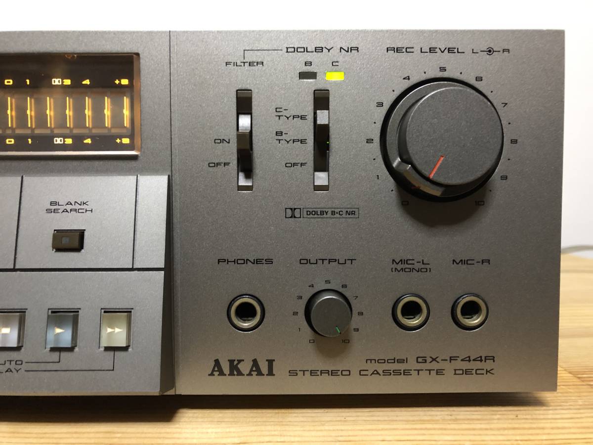 GX-F44R AKAI カセットデッキ アカイ - Akai Cassette Deck F44R