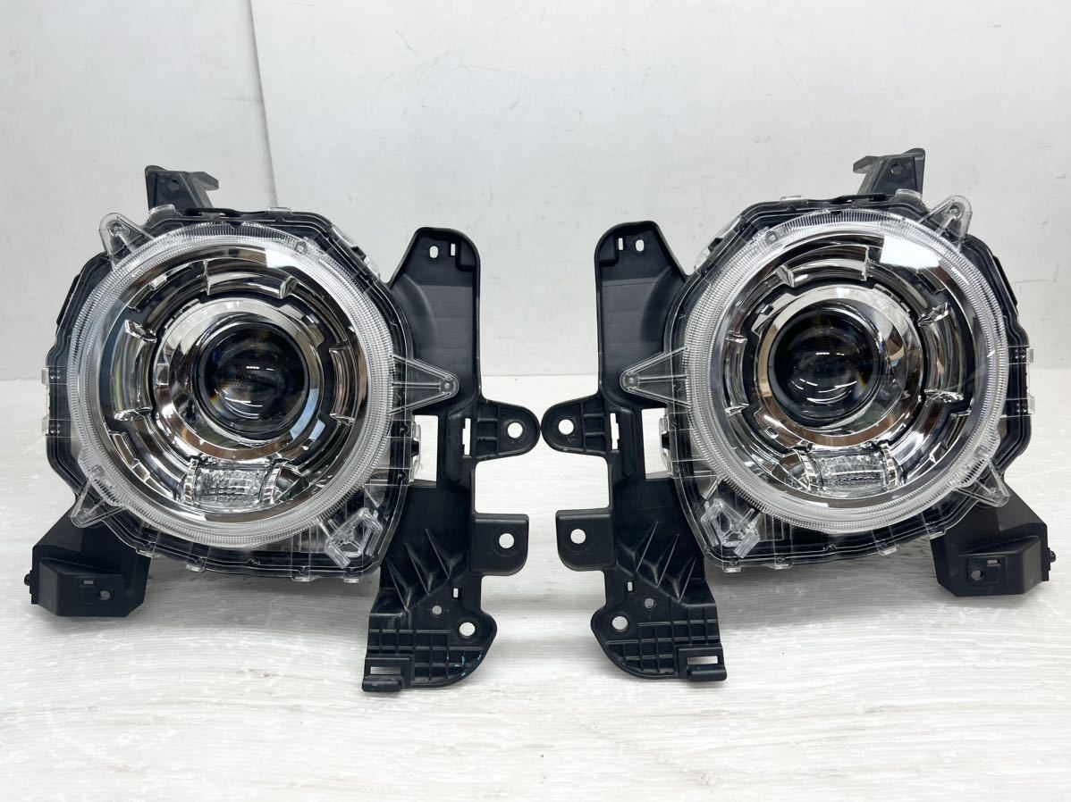 ☆良品 送料込☆即決 スペーシア ギア MK53S 純正 LED 左右 ヘッドライ