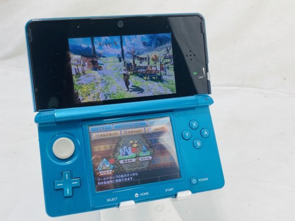 Nintendo 任天堂 3DS 本体 アクアブルー CTR-001 動作確認済 訳あり II-230514015