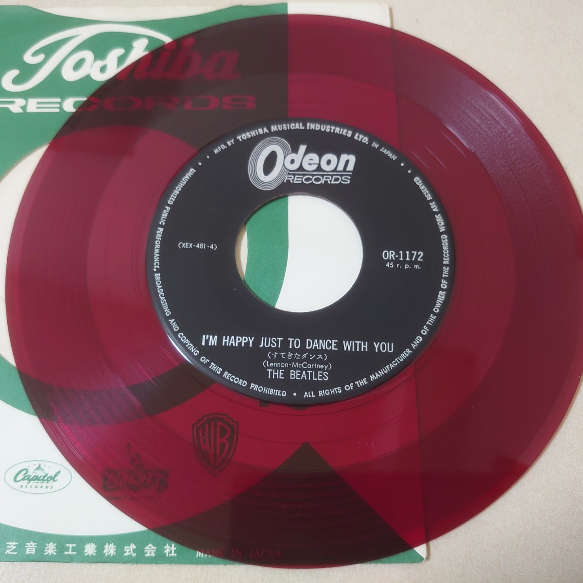 赤盤 ビートルズ Odeonレーベル Yahoo!オークション - BEATLES 貴重