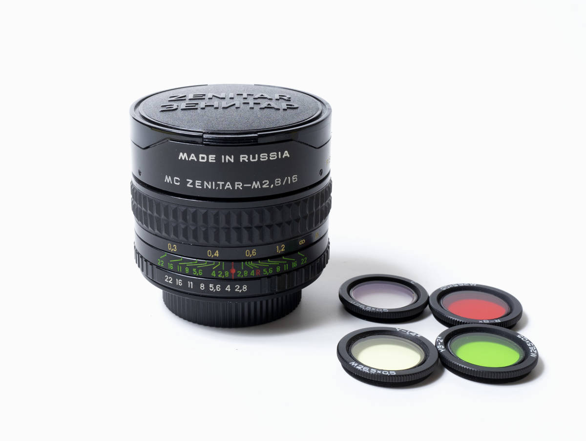 ゼニタール 16mm F2.8 Zenitar 16mm F2.8 レンズ(単焦点) Fish-EYE