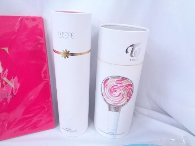 同梱可】中古品 韓流 TWICE IZ*ONE 他 ペンライト トートバッグ
