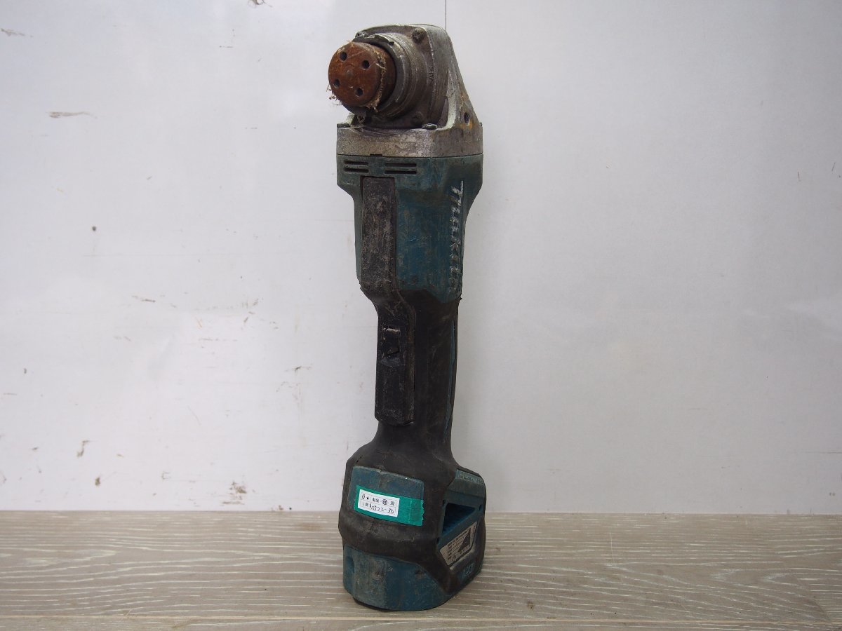 ☆【1R0522-30】 makita マキタ 100㎜充電式ディスクグラインダ GA418D 本体のみ 電動工具 ジャンク