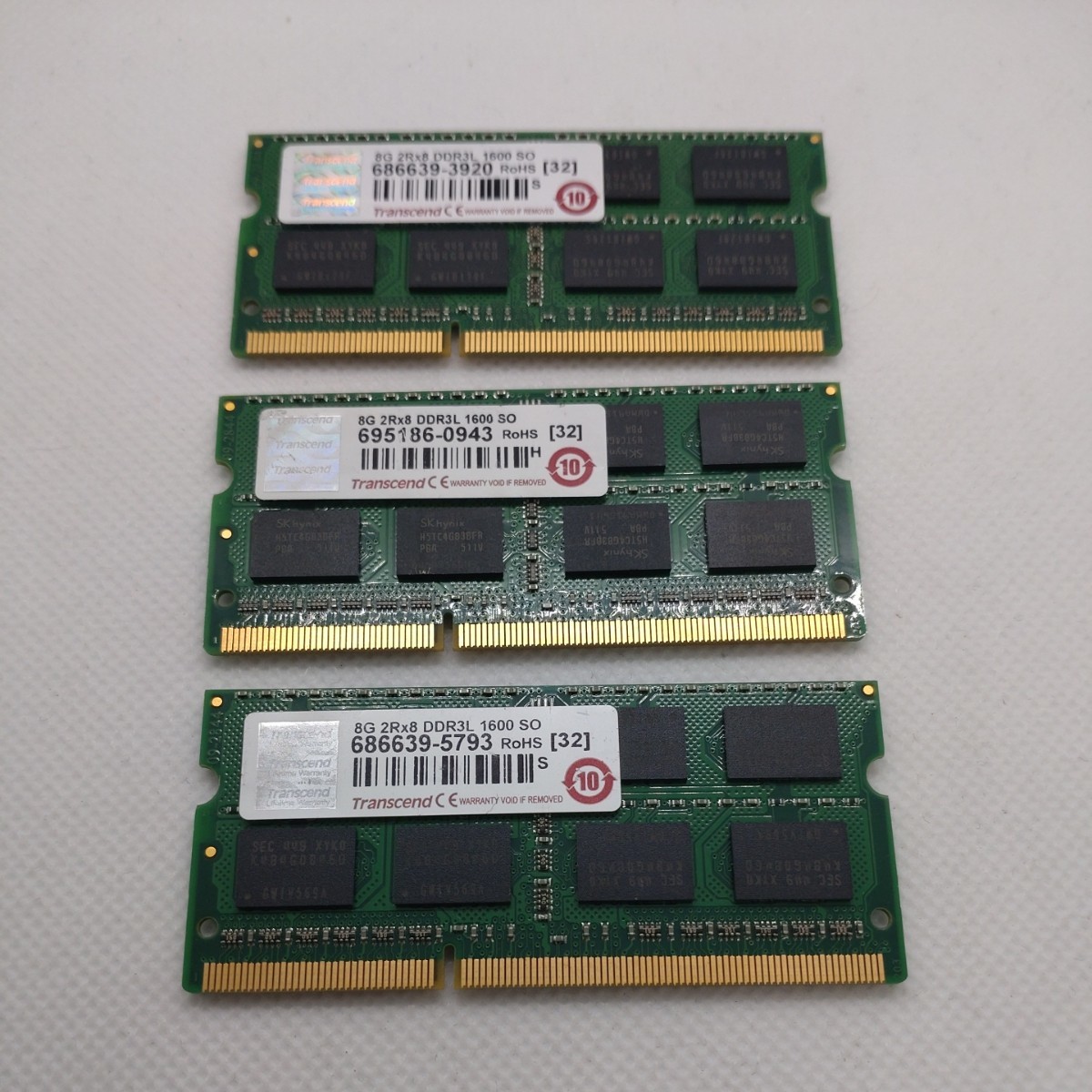 Transcend 16GBメモリー DDR4 2133 SO-DIMM 2R×8 1.2v