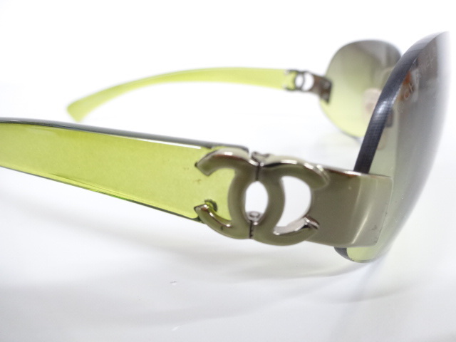 美品 シャネル 4037ココマーク サングラス グリーン 59□15 - メルカリ