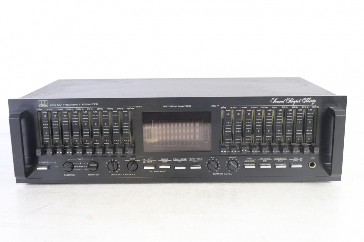 【ト足】 ADC STEREO FREQUENCY EQUALIZER SS-30 イコライザー 音響機器 オーディオ機器 CE073CTT69