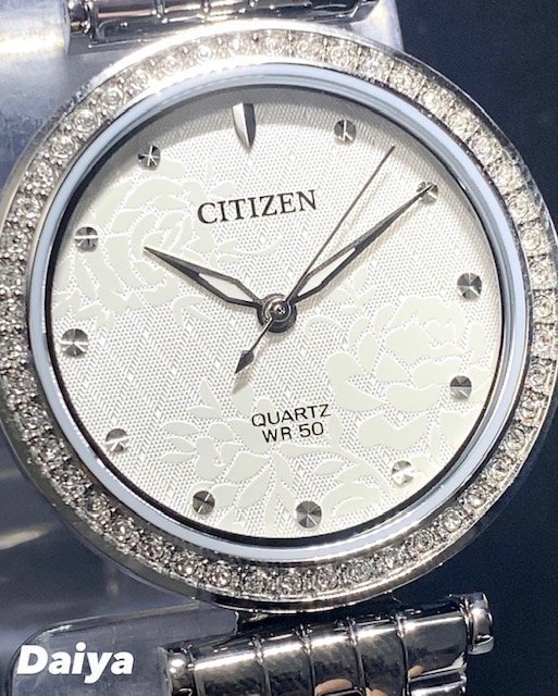 最新作，爆買い 腕時計 正規品 シチズン CITIZEN レディース 女性 クオーツ アナログ腕時計 ステンレス 防水 シンプル バラ 花柄 シルバー プレゼント(その他)｜売買されたオークション情報、yahooの商品情報を その他