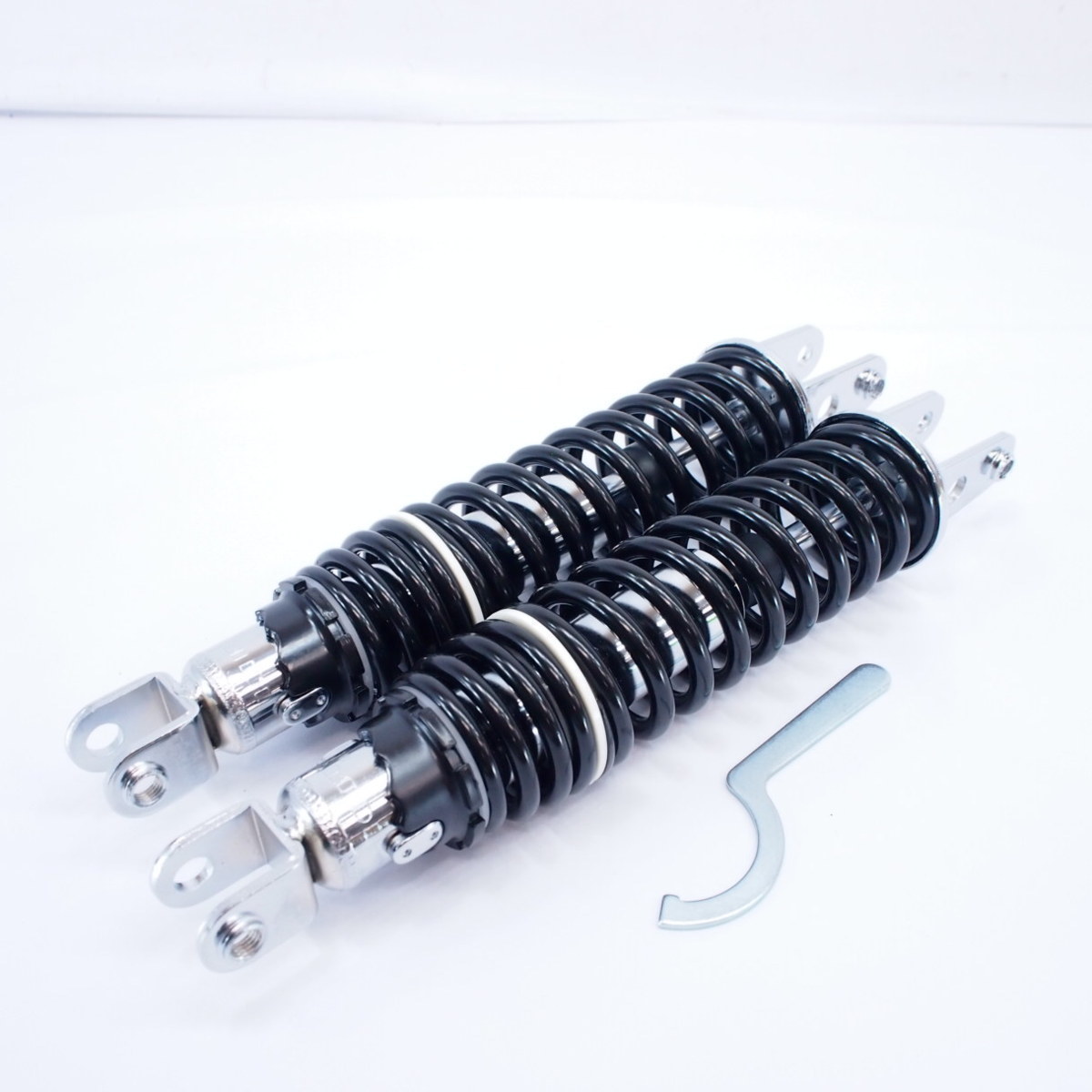 CB400TホークCB250T MDI リアサス ブラックxレッドxホワイト330mmリア