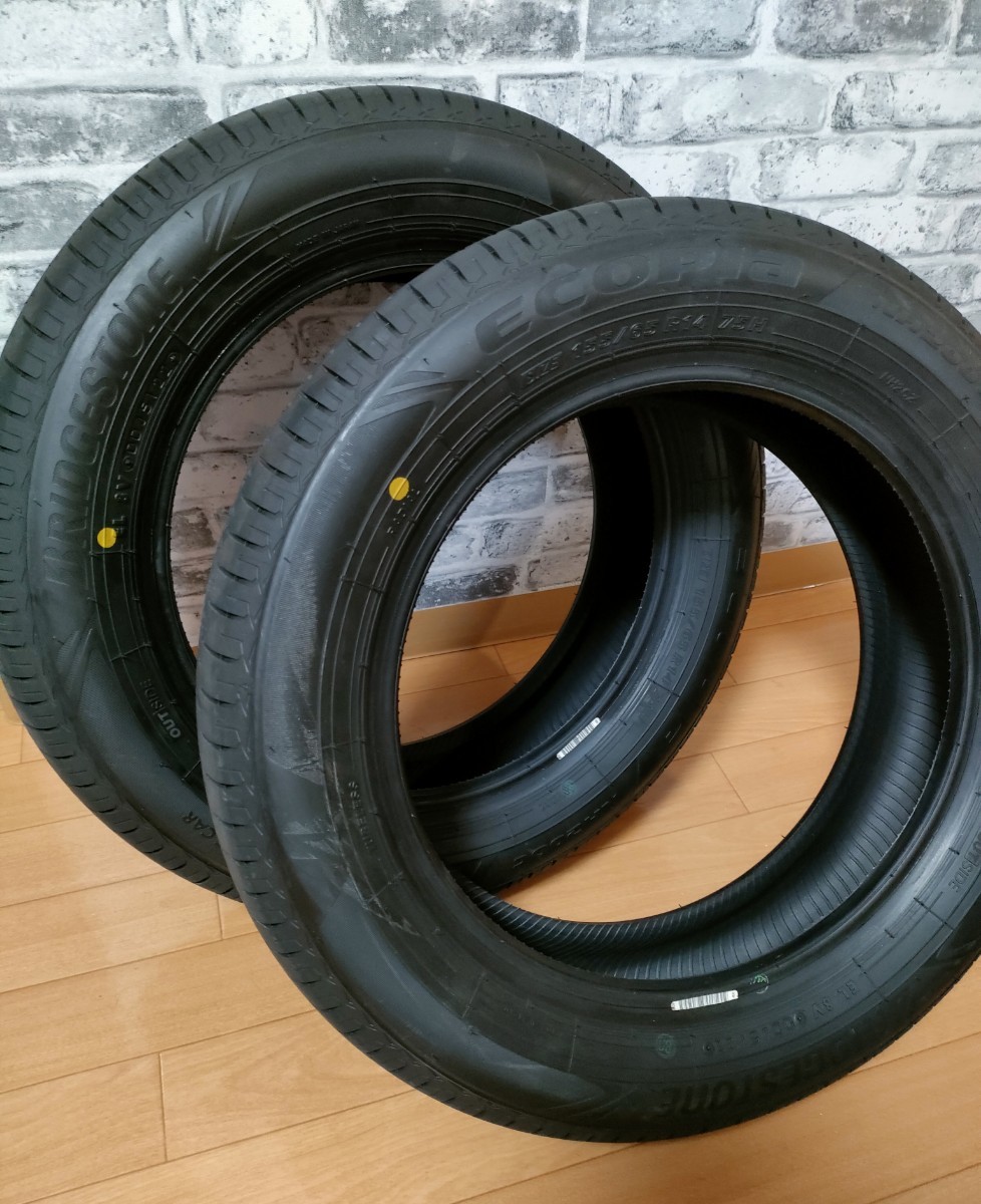 ⑤2024年製155⁄65R14バリ山！中古タイヤ4本セット ⑤2024年製