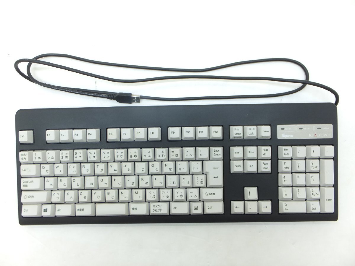 51JD○東プレ USB用キーボード Realforce 108UDK(ブラック) [SJ38C0
