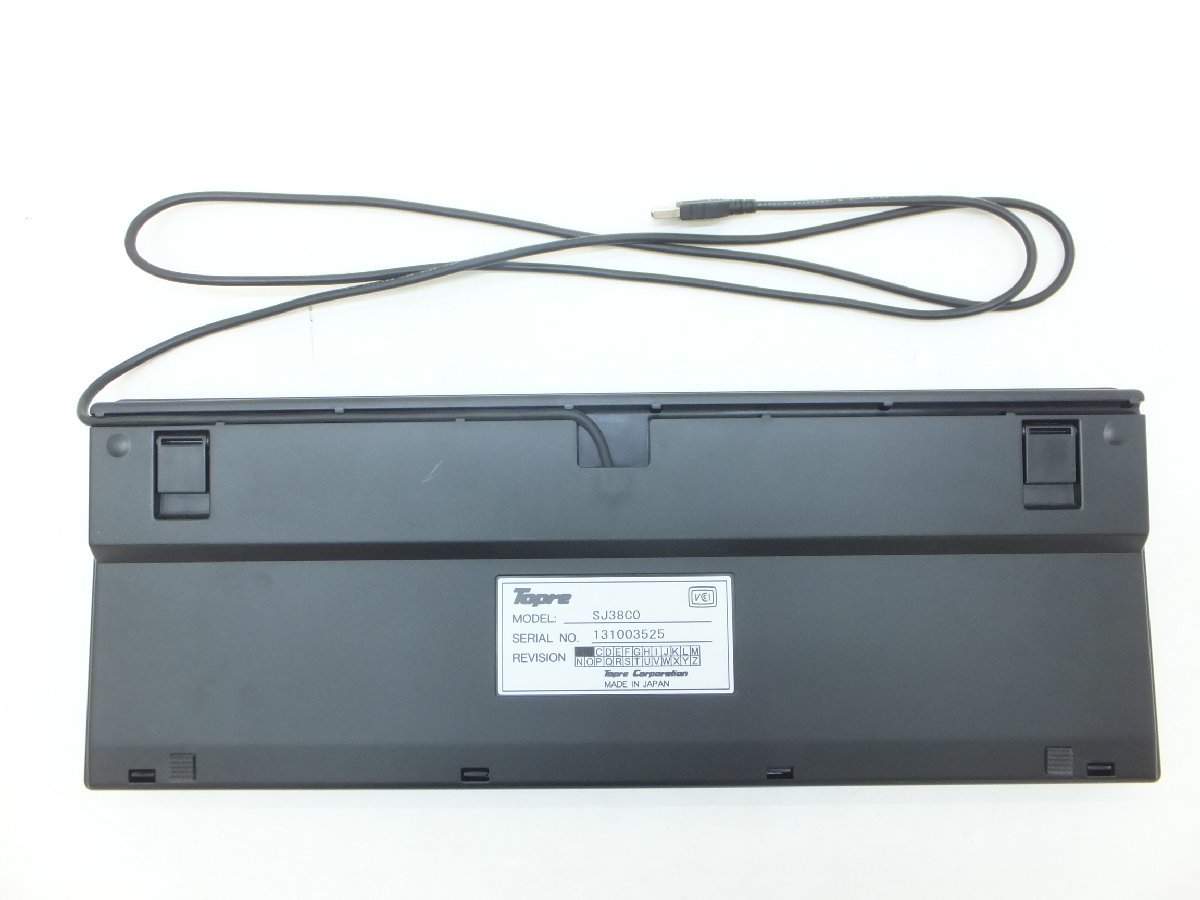 51JD○東プレ USB用キーボード Realforce 108UDK(ブラック) [SJ38C0