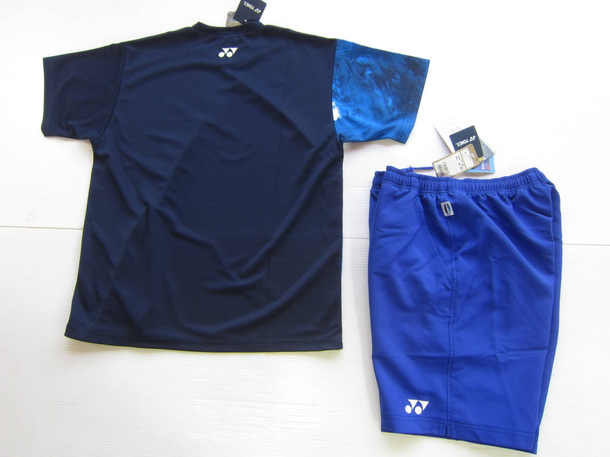 新品◇ヨネックスYONEX 半袖ゲーム シャツ & ショート パンツ L 上下 