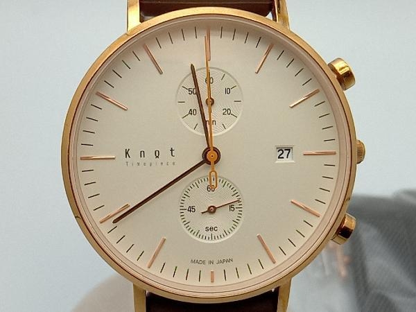 Knot 腕時計 CC-39 クロノグラフ ノット 2023年2月電池交換済 替え