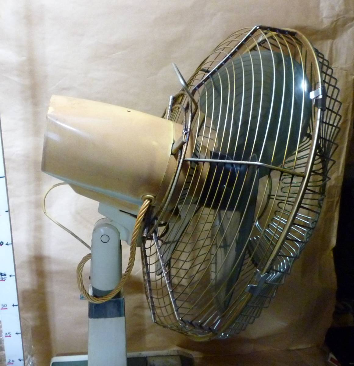 昭和レトロ ナショナル 扇風機 パナクール デラックス 3枚羽 35cm
