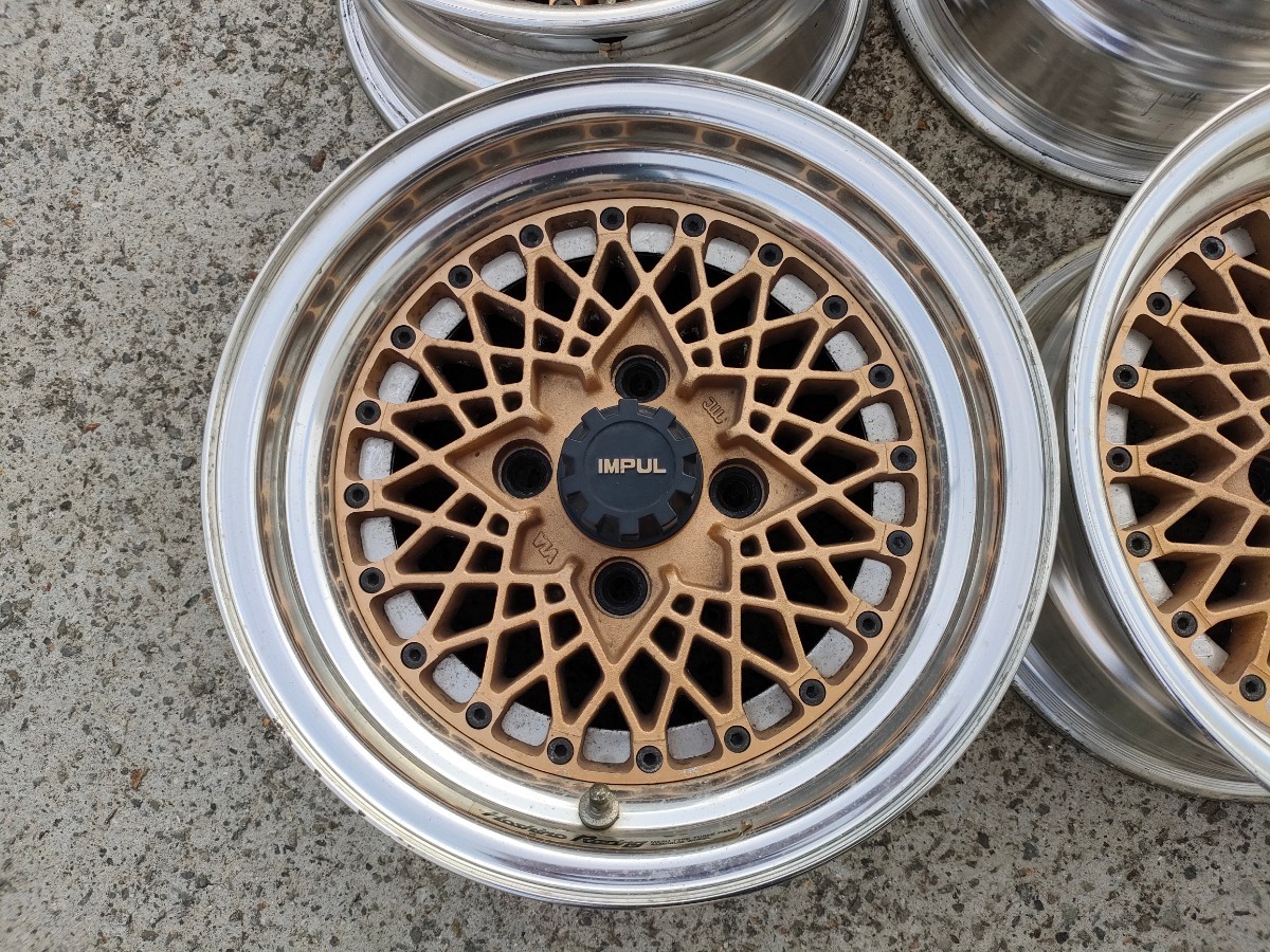希少 希少 ホシノレーシング 14インチ 7J 4本セット 当時物 旧車