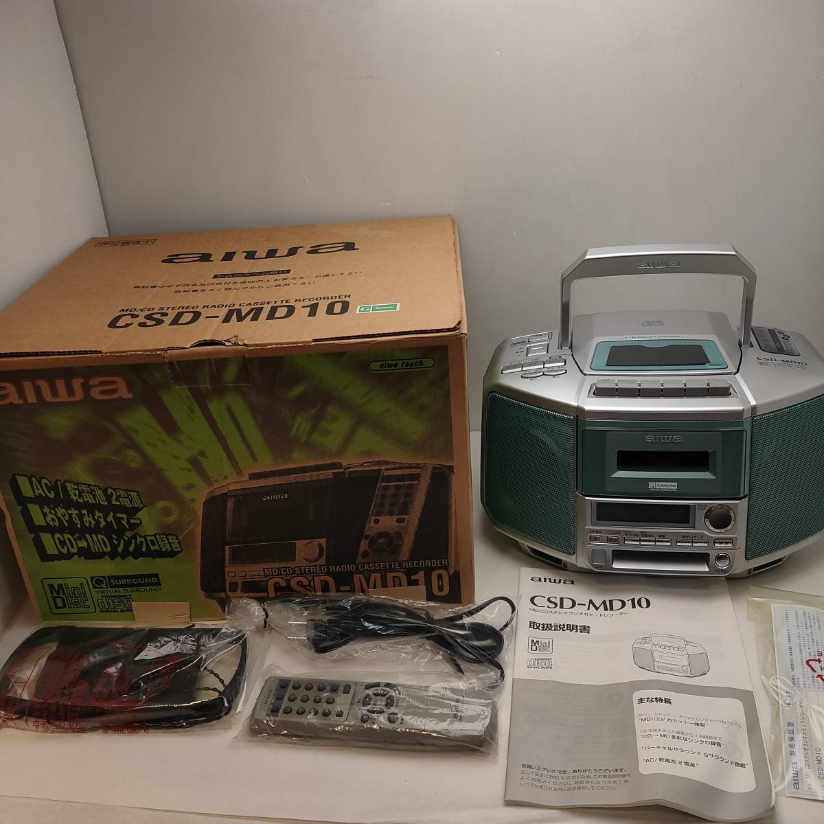 aiwa CSD-MD10 CD・MD・カセットデッキ AIWA CD・MD・カセットデッキ