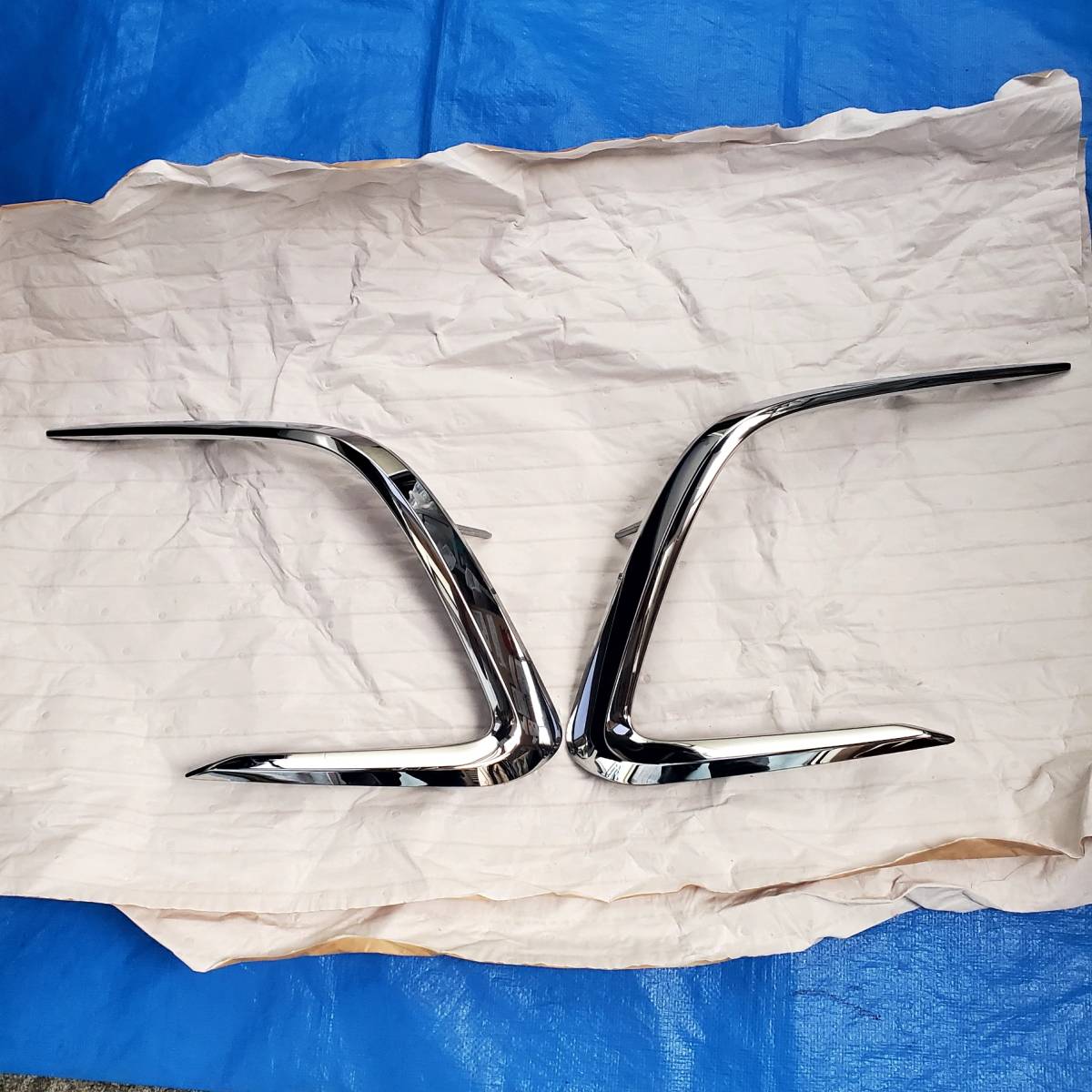 マークX130 フロントバンパー メッキモール GRX130(フロント)｜売買  