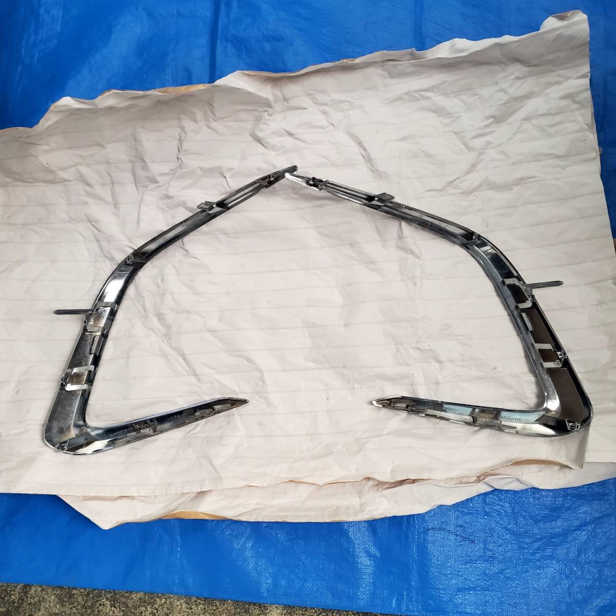 マークX130 フロントバンパー メッキモール GRX130(フロント)｜売買  